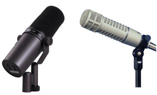 Sshure SM7 and EV RE20 Microphones