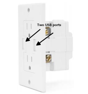 Two USB ports