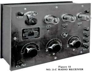 Early radio receiver used by first radio stations.